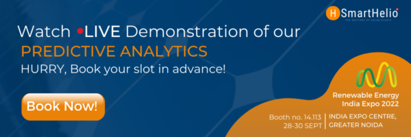 Book your slot for LIVE Demo of predictive analytics by SmartHelio at REI-Expo